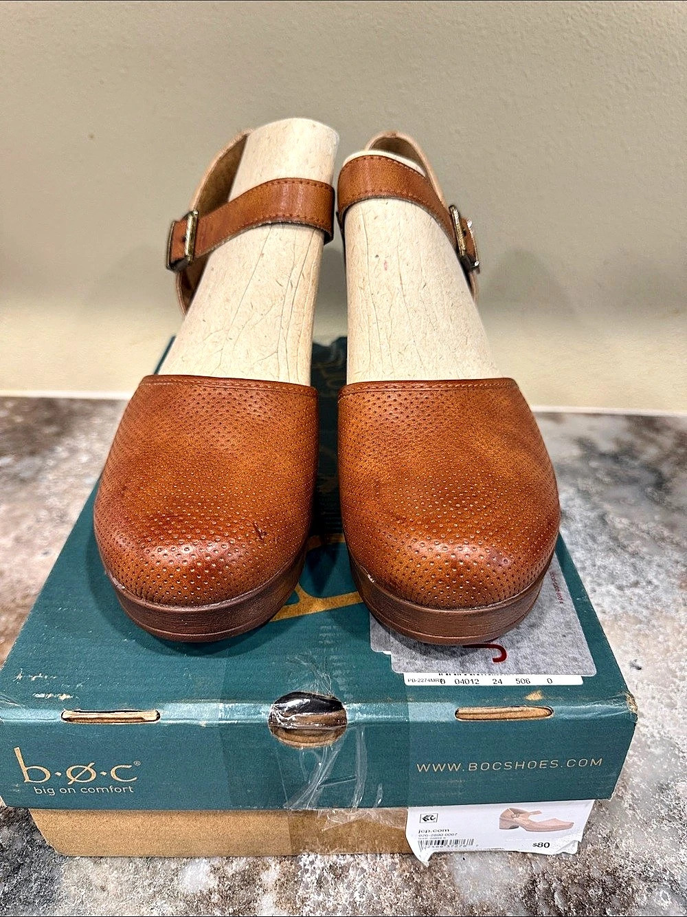 b.o.c Natasha Platform Clog Brown US 11